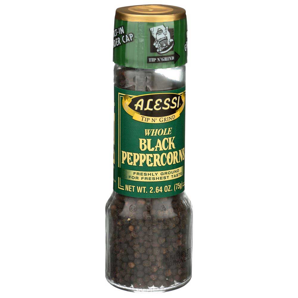 Alessi Large Black Peppercorn Grinder, 2.64 Ounce -- 6 Per Case