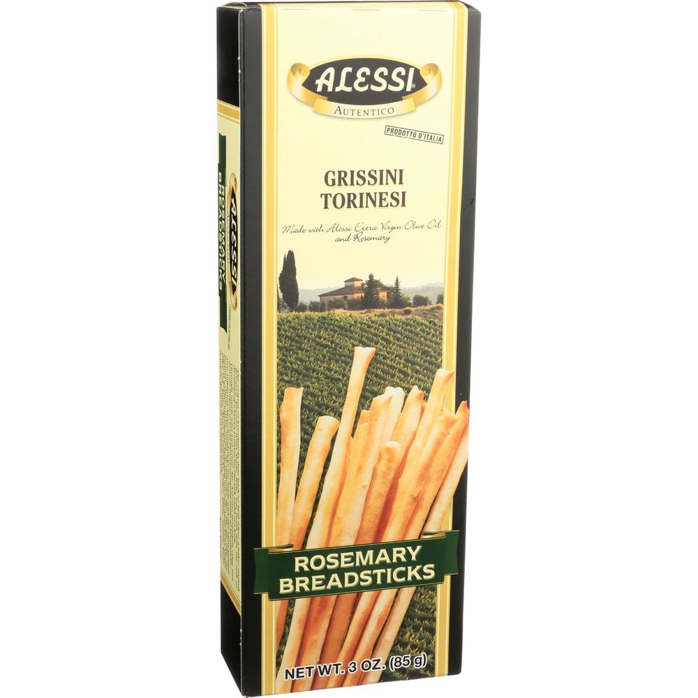 Alessi Rosemary Breadsticks, 3 Ounce -- 12 Per Case