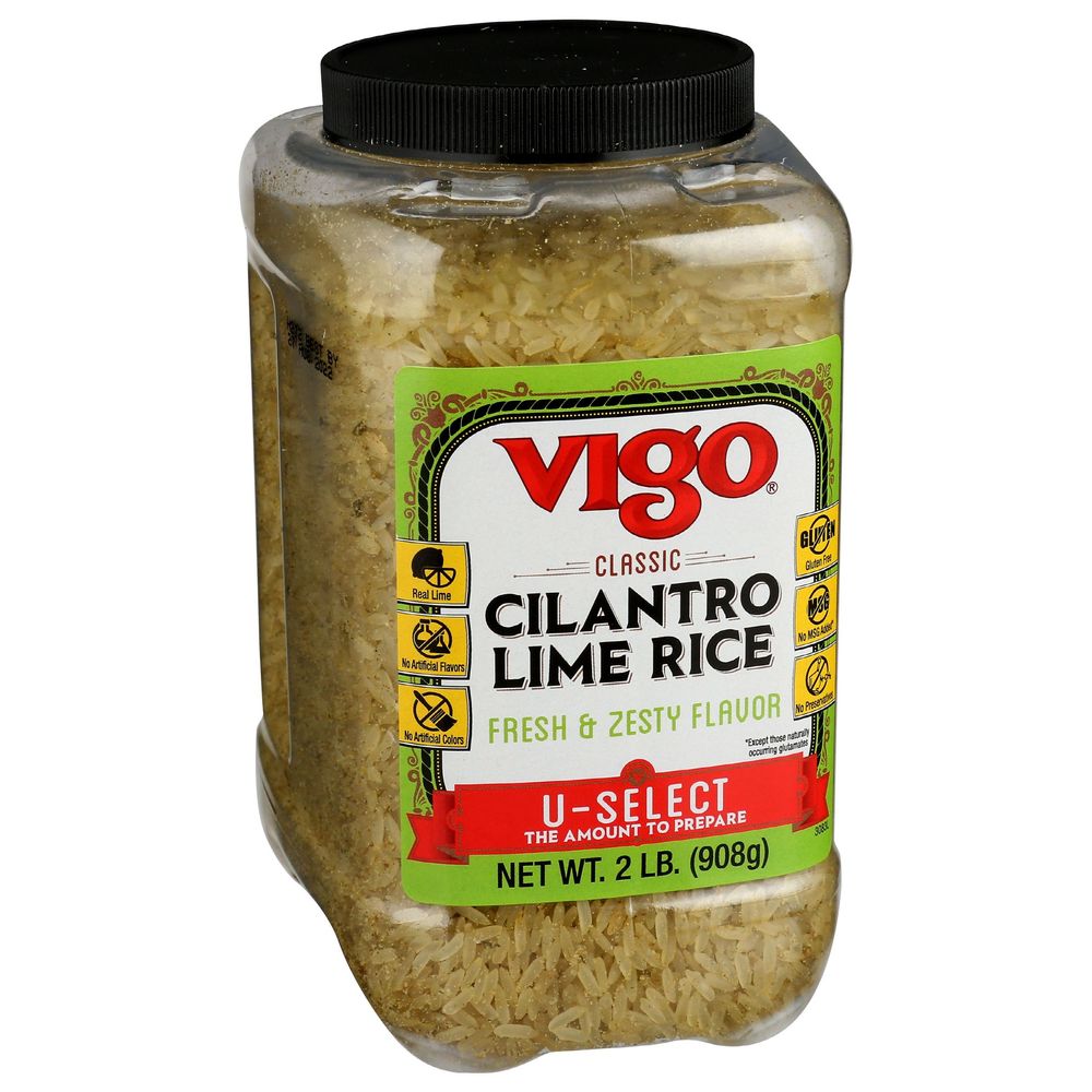 Vigo Fresh And Zesty Cilantro Lime Rice, 2 Pound -- 4 Per Case