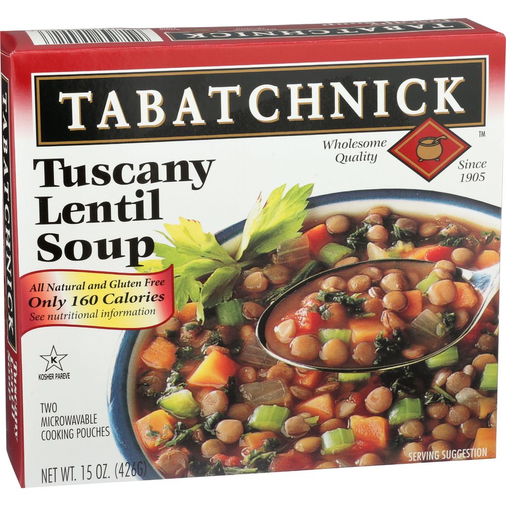 Tabatchnick Tuscany Lentil Soup, 15 Ounce -- 12 Per Case
