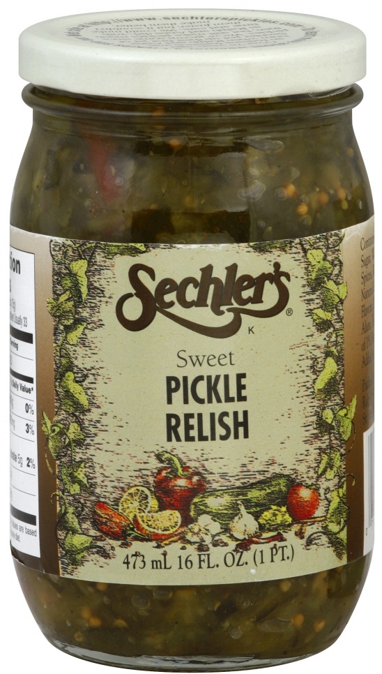 Sechler's Sweet Pickle Relish, 16 Ounce -- 12 Per Case