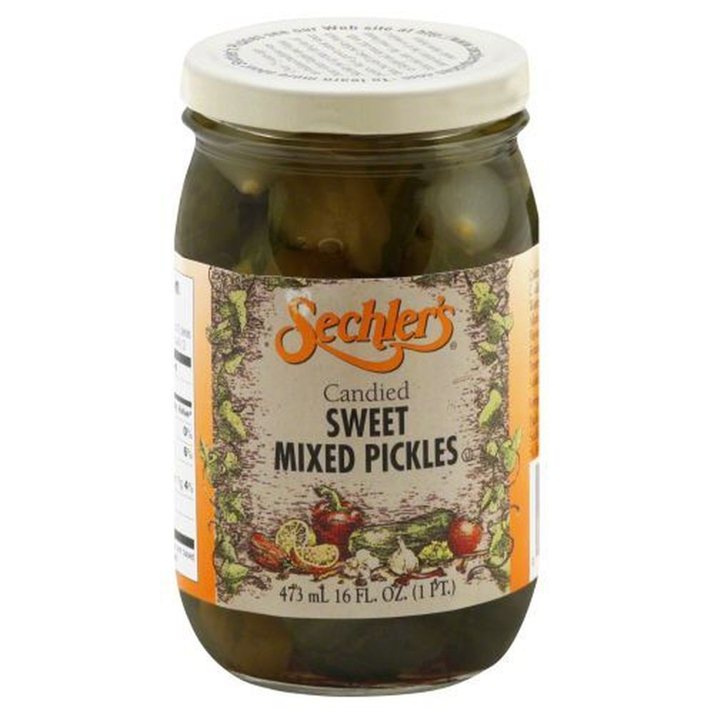 Sechlers Candied Sweet Mixed Pickles 16 Ounce 6 Per Case Sechlers Candied Sweet Mixed Pickles 16 Ounce 6 Per Case