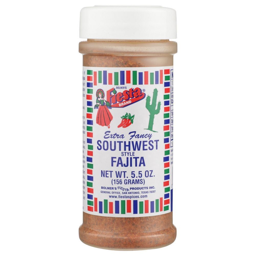 Sazonador Para Fajitas Estilo Suroeste Fiesta, 5.5 Onzas -- 6 Por Caja