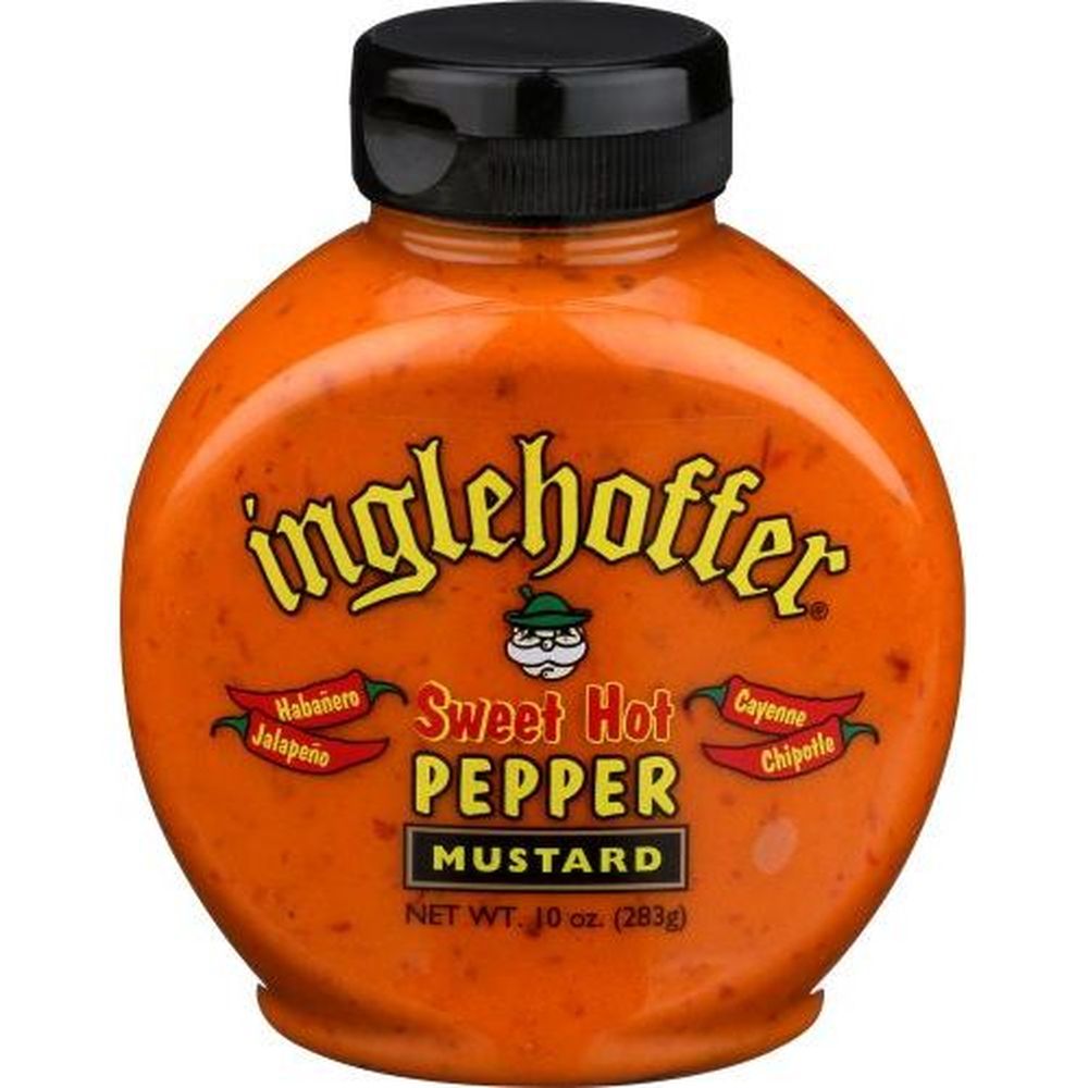 Inglehoffer Sweet Hot Pepper Mustard, 10 Ounce -- 6 Per Case