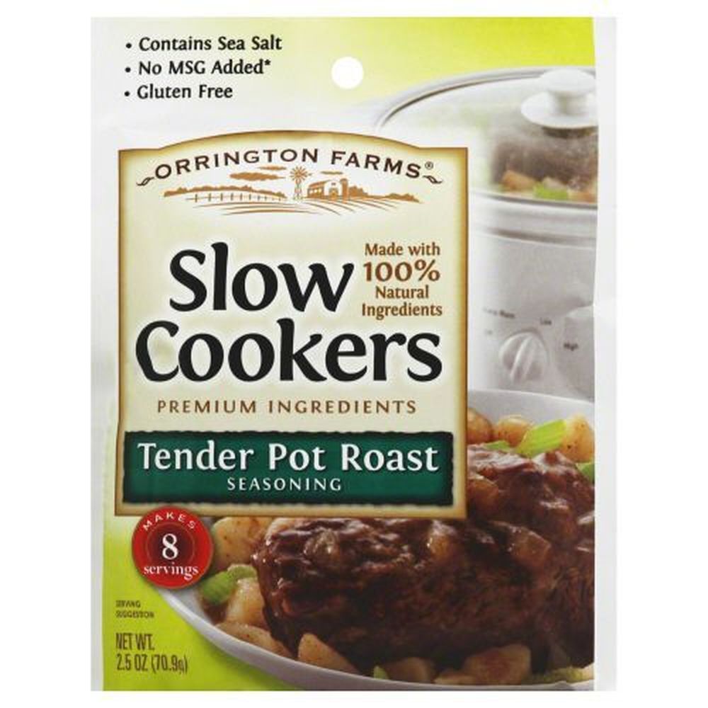 Orrington Farms Slow Cookers Tender Pot Roast Seasoning, 2.5 Ounce -- 12 Per Case