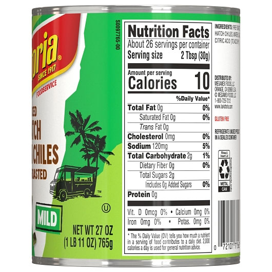 La Victoria Diced Fire Roasted Green Chile, 27 Ounce -- 12 Per Case