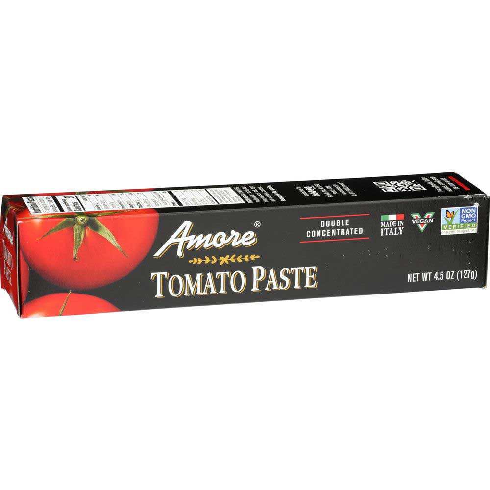 Amore Italian Tomato Paste, Tube, 4.5 Ounce -- 12 Per Case