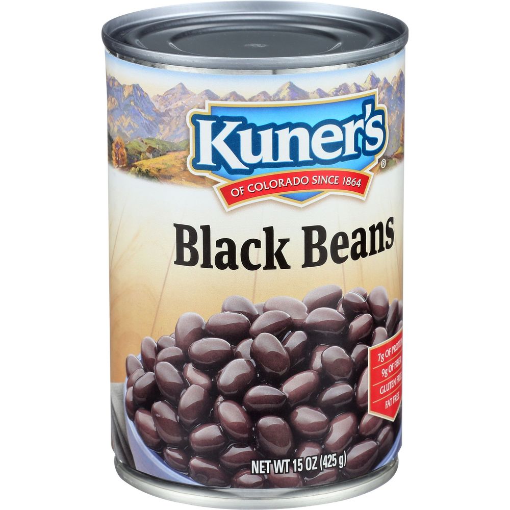 Kuner's Black Beans, 15 Ounce -- 12 Per Case