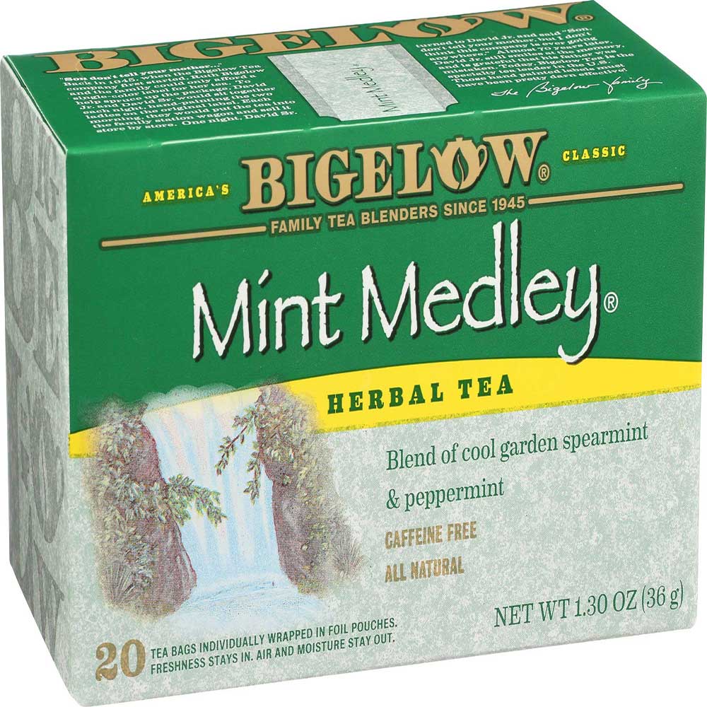 Bigelow Mint Medley Herbal Tea, 1.3 Ounce -- 6 Per Case