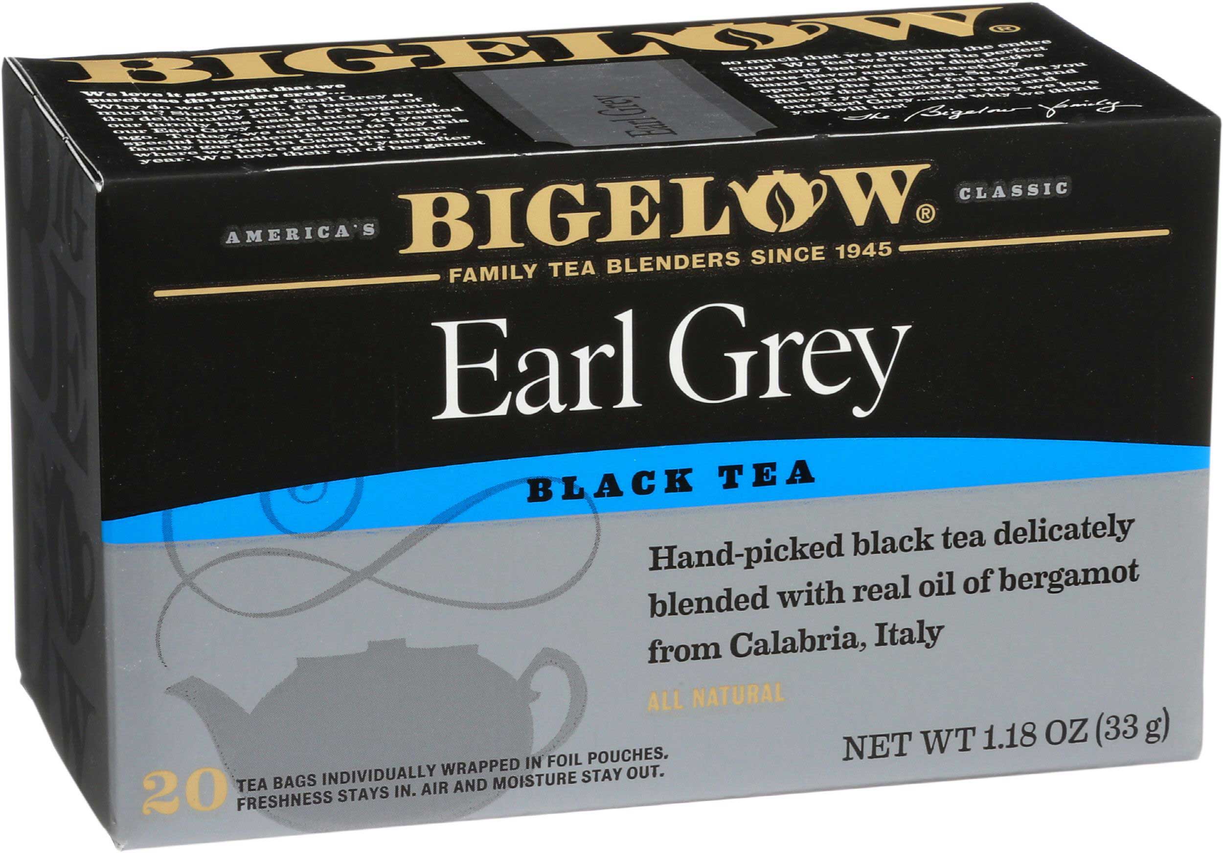 Bigelow Earl Grey Black Tea, 1.18 Ounce -- 6 Per Case