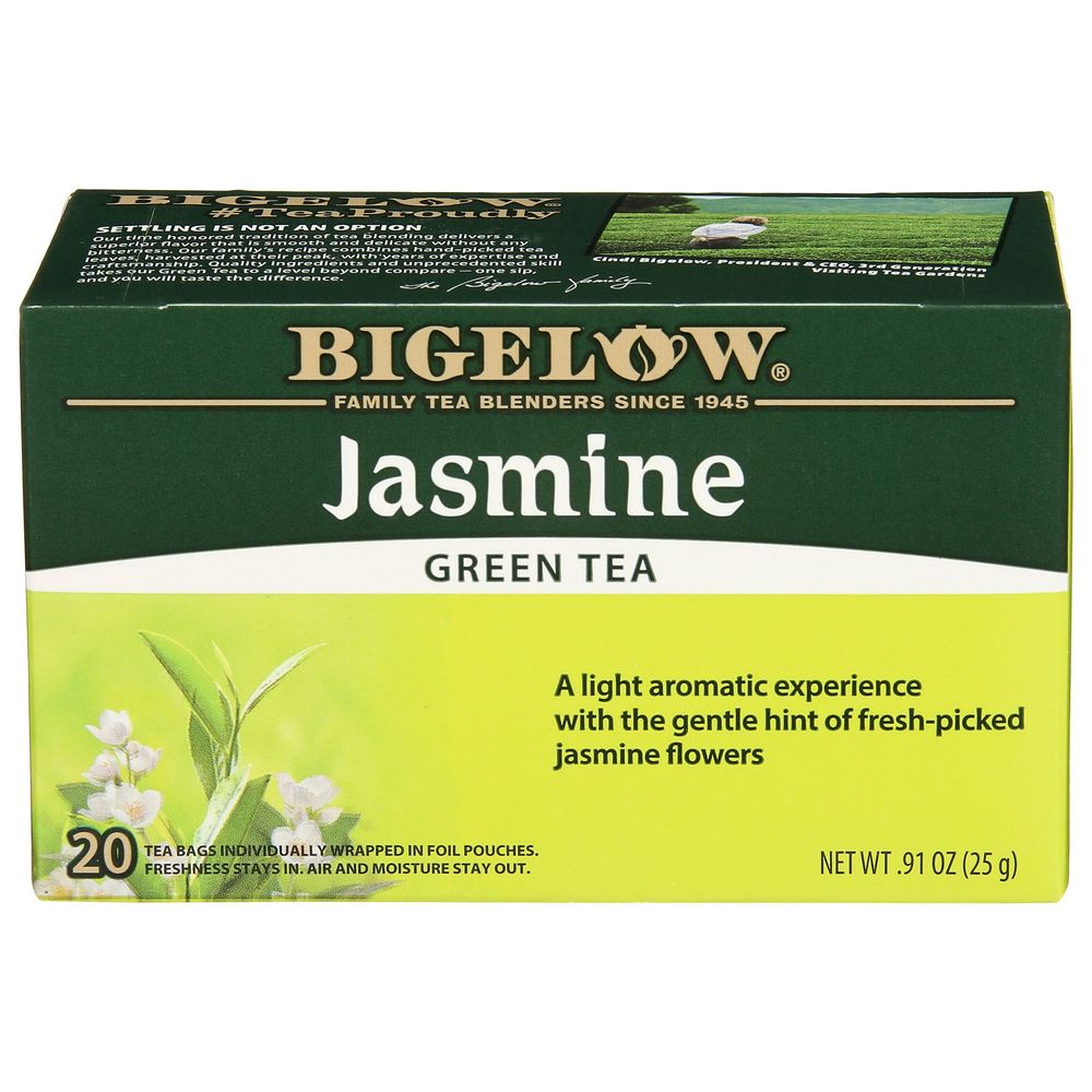 Bigelow Té Verde De Jazmín En Bolsitas, 0.91 Onza -- 6 Por Caja
