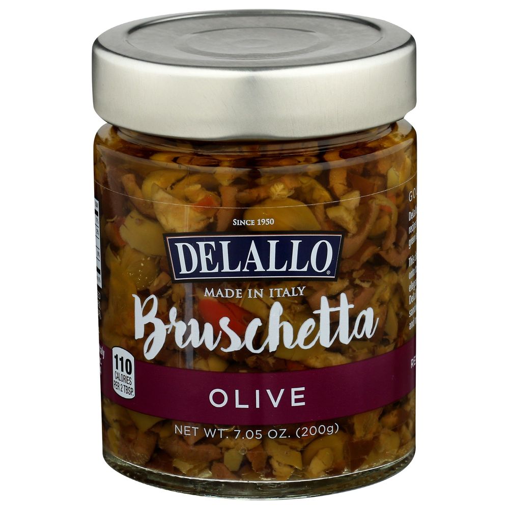 Delallo Olive Bruschetta, 7.05 Ounce -- 6 Per Case
