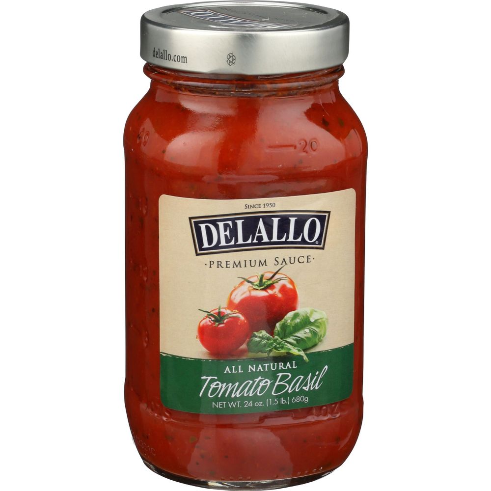 Delallo Tomato Basil Sauce, 24 Ounce -- 12 per case