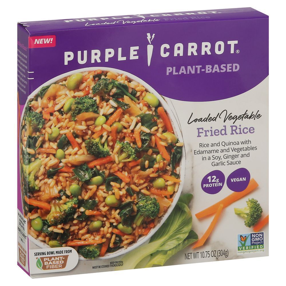 Purple Carrot Plant-based Loaded Vegetable Fried Rice, 10.75 Ounce -- 8 Per Case