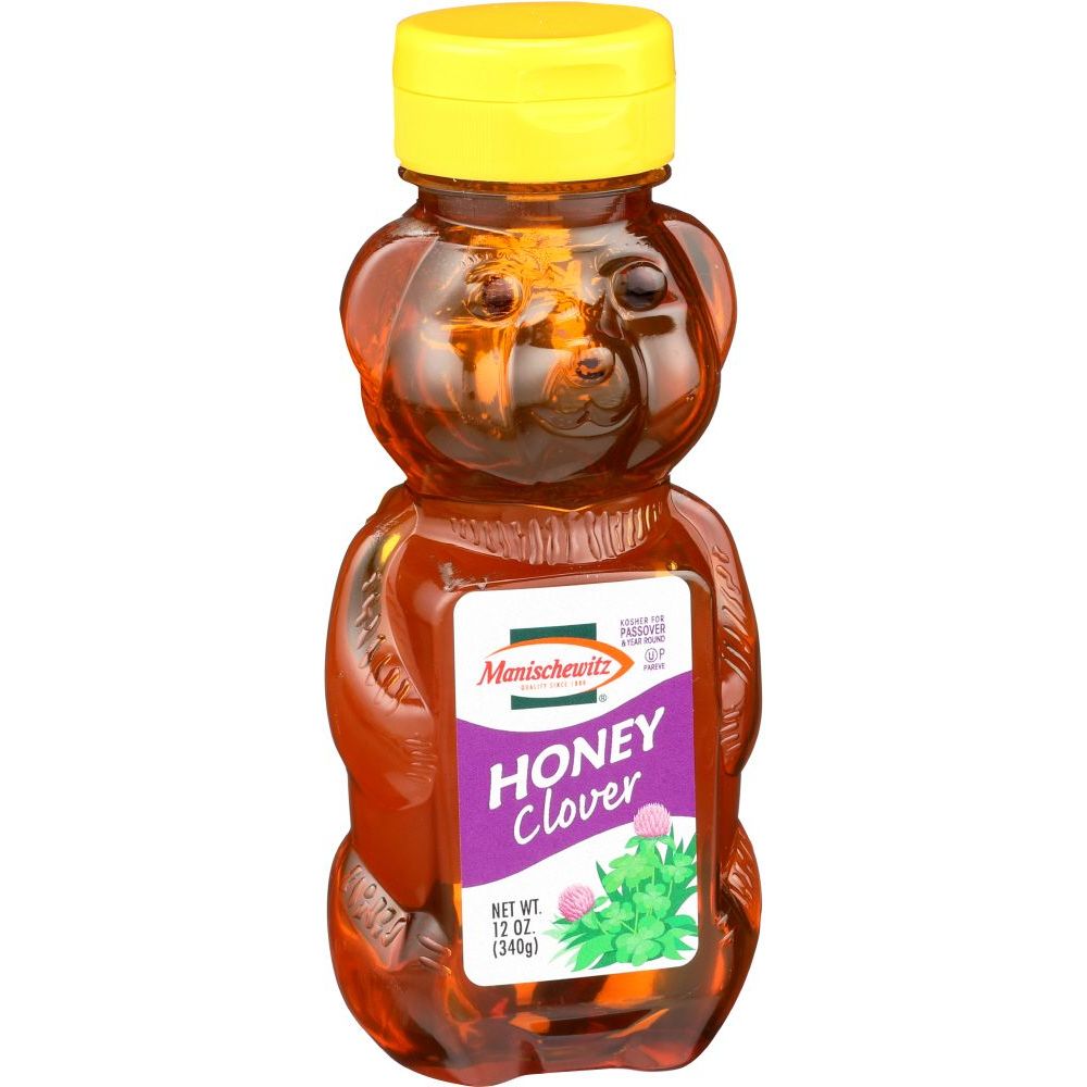 Manischewitz Clover Honey Squeeze Bear, 12 Ounce -- 12 Per Case