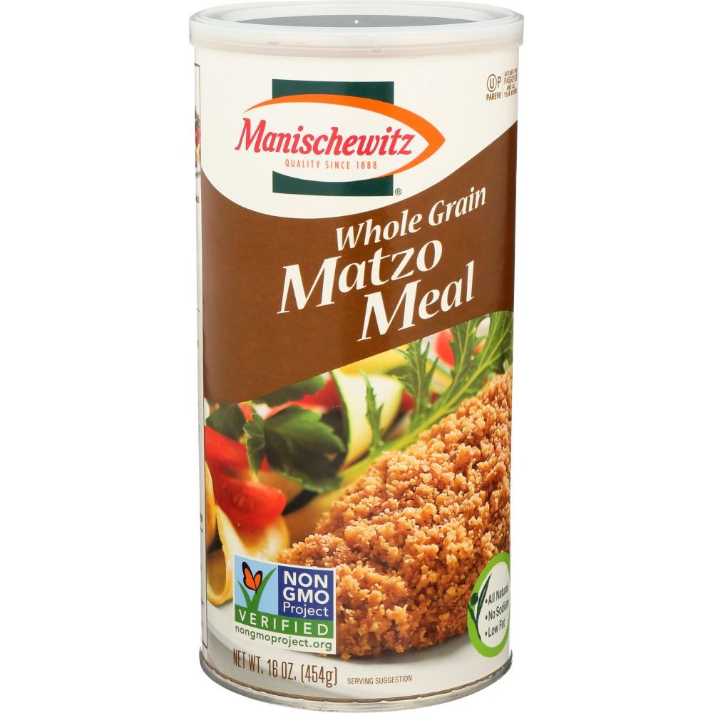 Manischewitz Whole Grain Matzo Meal, 16 Ounce -- 12 per case