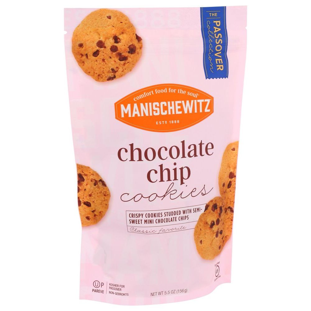 Manischewitz Chocolate Chip Cookie, 5.5 Ounce -- 12 per case
