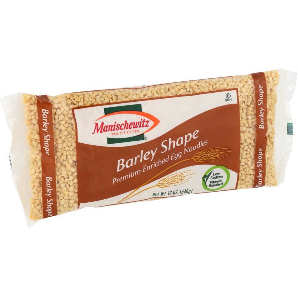 Manischewitz Barley Egg Noodle, 12 Ounce -- 12 Per Case