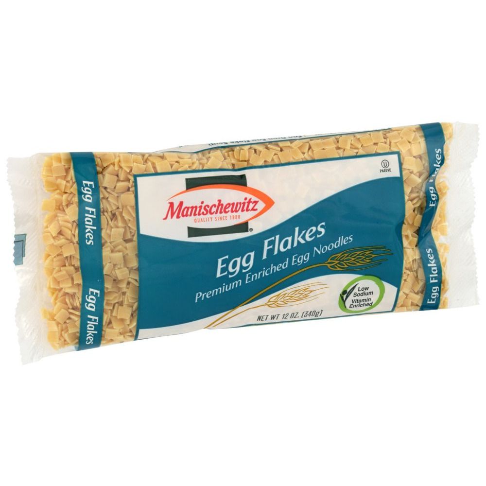 Manischewitz Egg Flakes Egg Noodle, 12 Ounce -- 12 Per Case