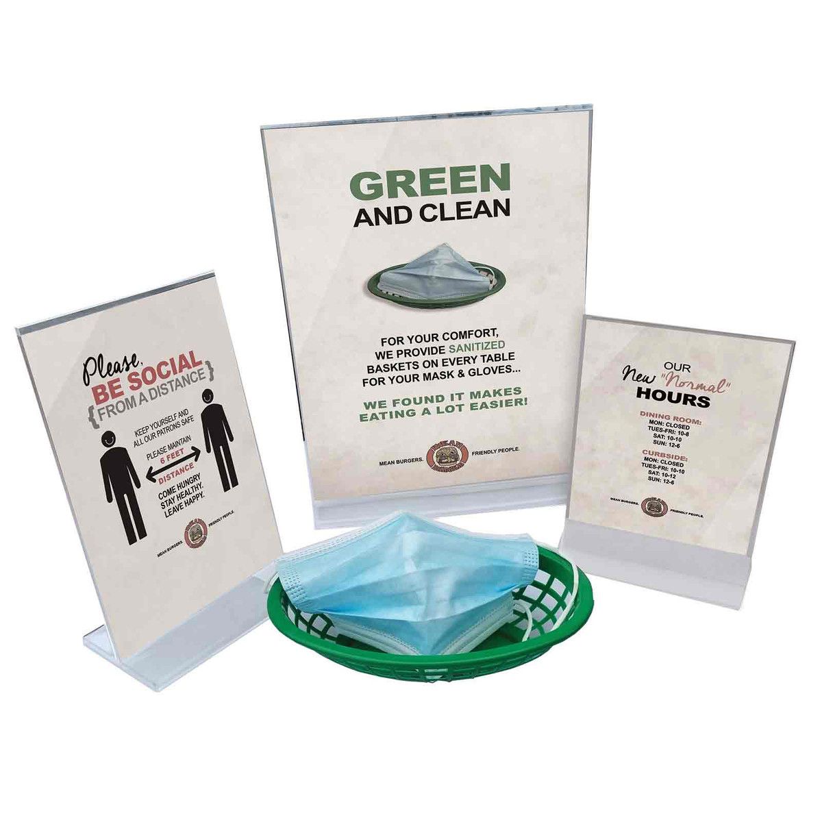Tablecraft Acrylic Two-sided Table Tent, 8.5 X 3 X 11.125 Inch -- 12 Per Case