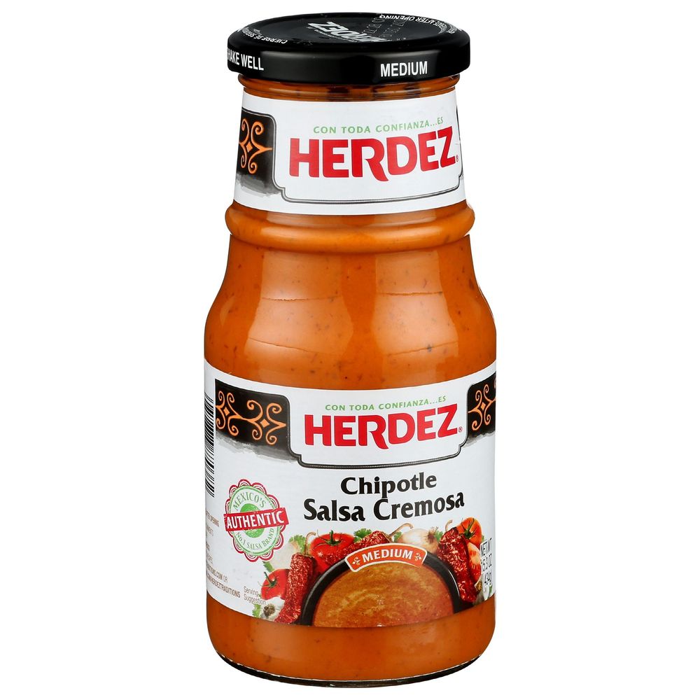 Herdez Medium Chipotle Salsa Cremosa, 15.3 Ounce -- 6 Per Case
