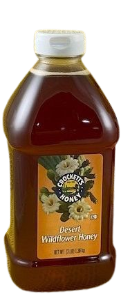 Crockett Honey Desert Raw Wildflower Honey, 3 Pound -- 3 per case