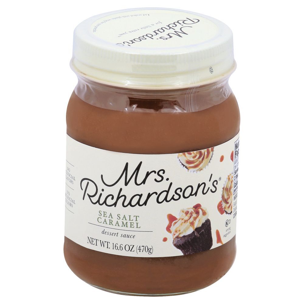 Mrs. Richardson's Sea Salt Caramel Dessert Sauce, 16.6 Ounce -- 6 Per Case