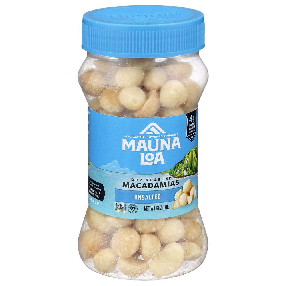 Mauna Loa Unsalted Macadamias, 6 Ounce -- 12 Per Case