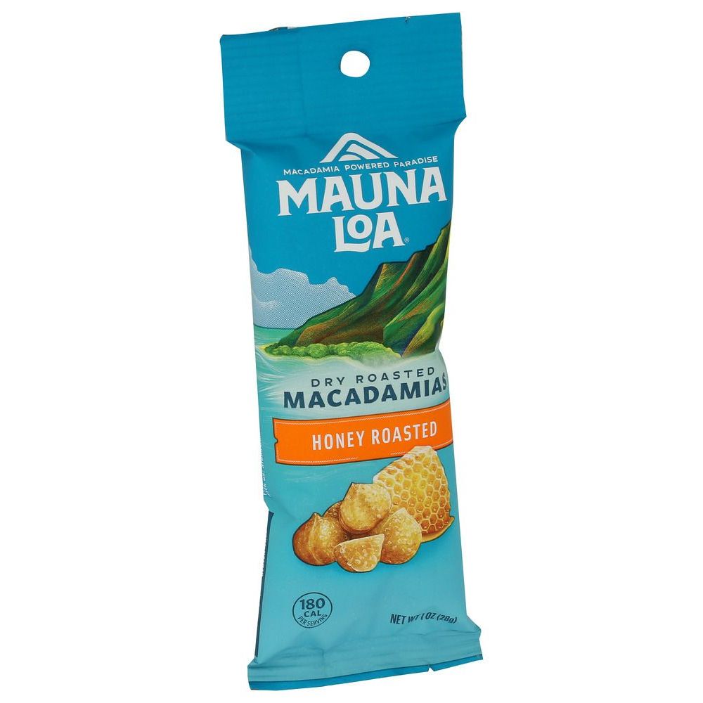 Mauna Loa Honey Roasted Macadamias, 1 Ounce -- 12 Per Case
