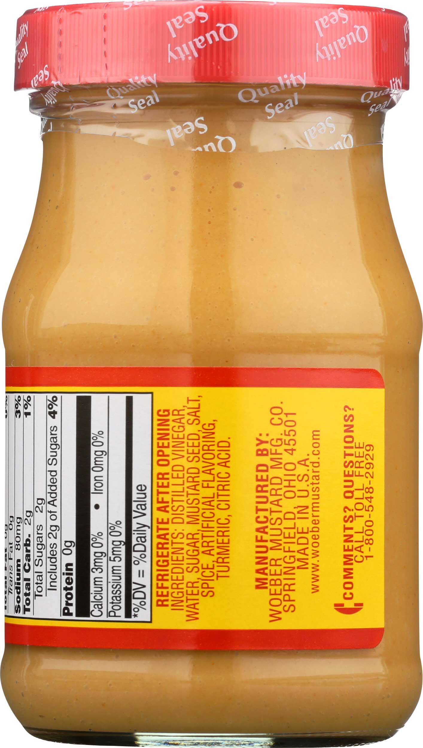 Mister Sweet Hot Mustard, 7.5 Ounce -- 6 Per Case