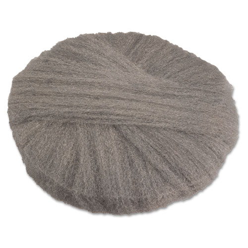 Gmt Gray Grade 0 Fine Radial Steel Wool Pad, 18 Inch Diameter -- 12 Per Case