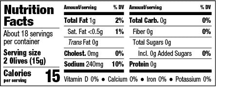 Mezzetta Whole Fancy Colossal Green Olives, 10 Ounce -- 6 Per Case