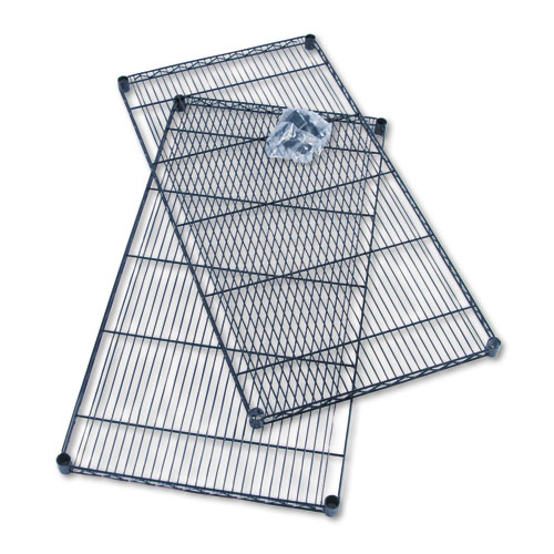 Safco Black Industrial Wire Shelving Extra Shelf Pack, 48 X 24 Inch -- 2 Per Case