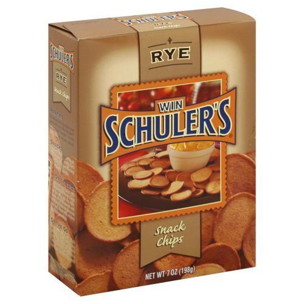 Win Schuler's Rye Natural Snack Chips, 7 Ounce -- 12 per case