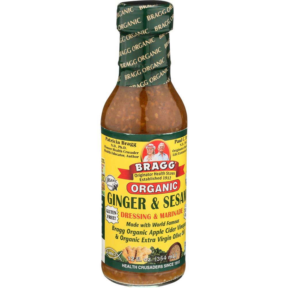braggs salad dressing Bragg & Marinade, Fat Free, Hawaiian 12 oz Ideal for families Bragg Organic Vinaigrette Salad Dressing