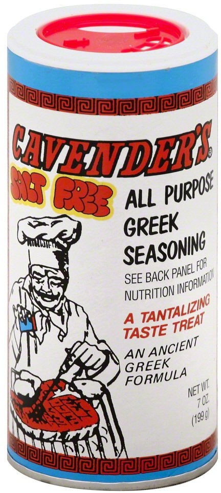 Cavender's Salt Free Seasoning, 7 Ounce -- 6 Per Case