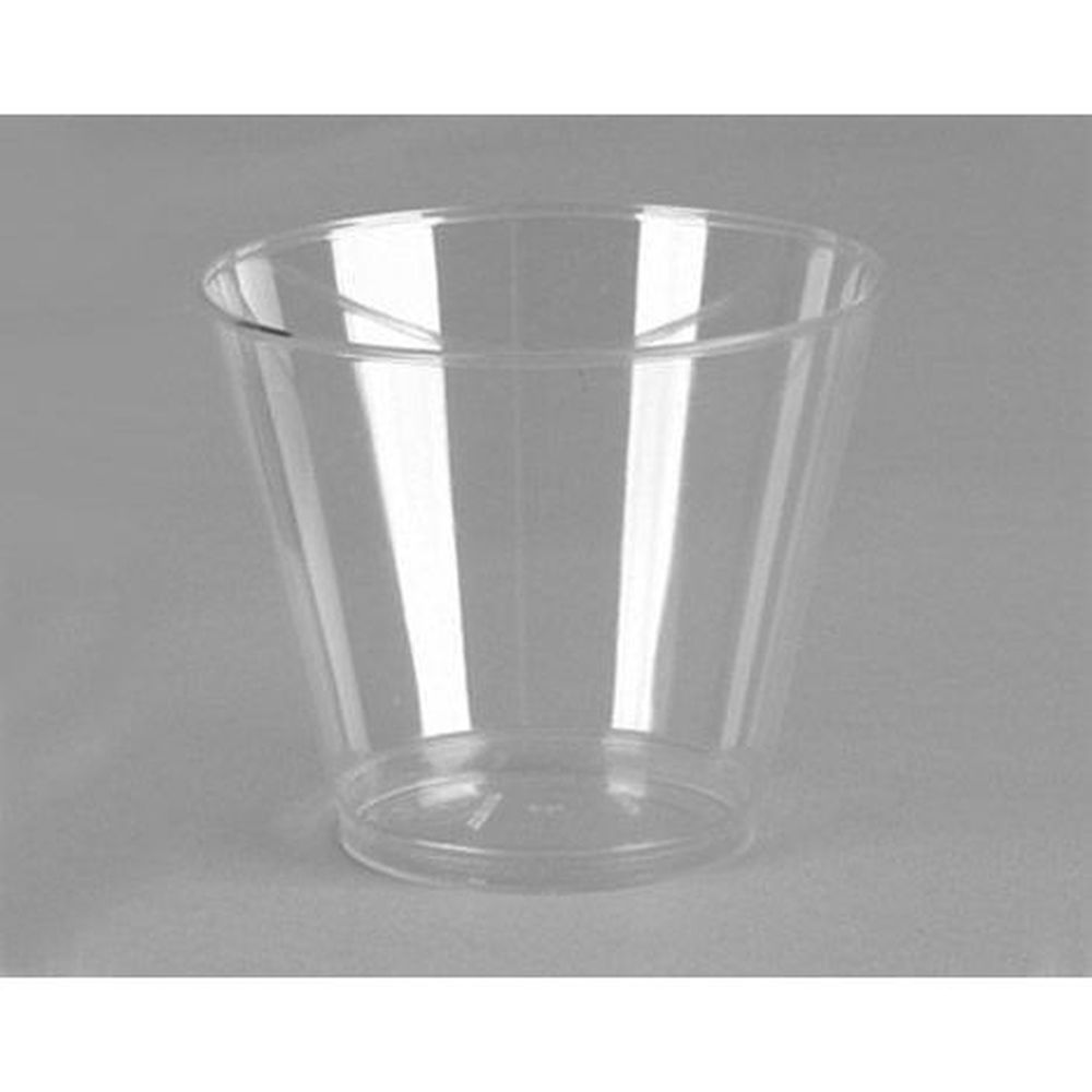 Wna Comet Smooth Wall Clear Squat Tumbler, 9 Ounce -- 500 Per Case