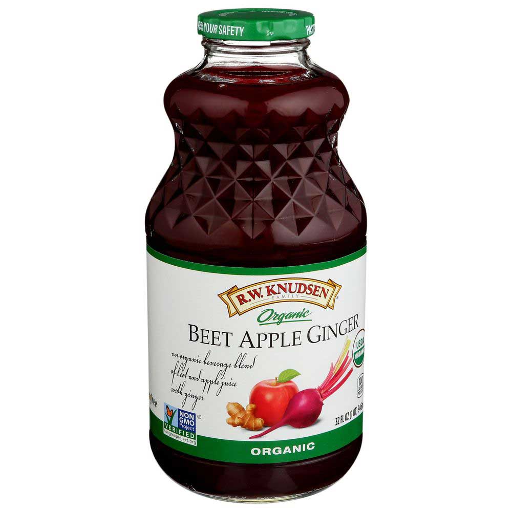 R.w. Knudsen Family Organic Apple Beet Ginger Juice, 32 Fluid Ounce -- 6 Per Case
