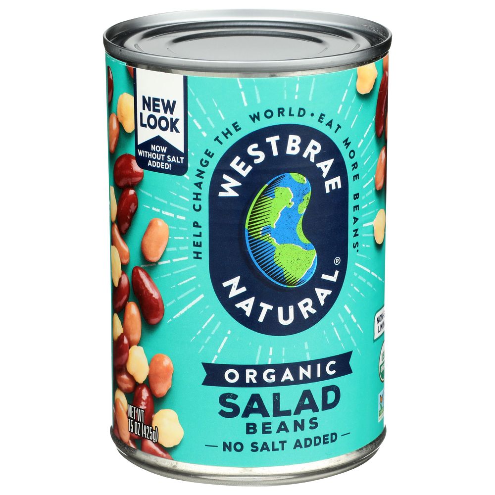 Westbrae Organic Salad Beans, 15 Ounce -- 12 Per Case
