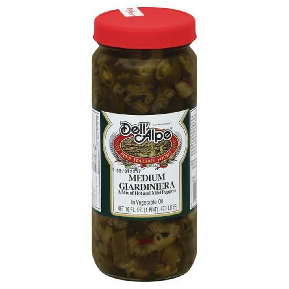Dell'alpe Medium Giardiniera, 16 Ounce -- 12 Per Case