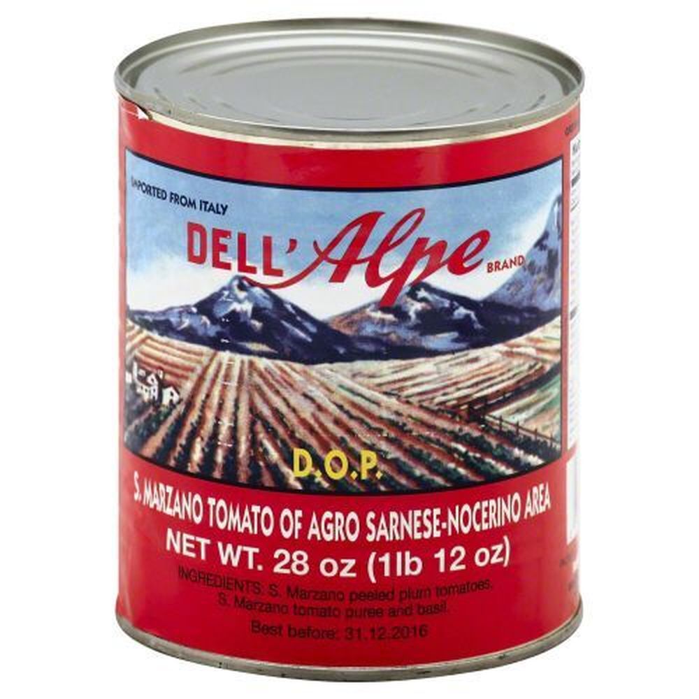Dell'alpe San Marzano Tomato Of Agro Sarnese Nocerino, 28 Ounce -- 12 Per Case