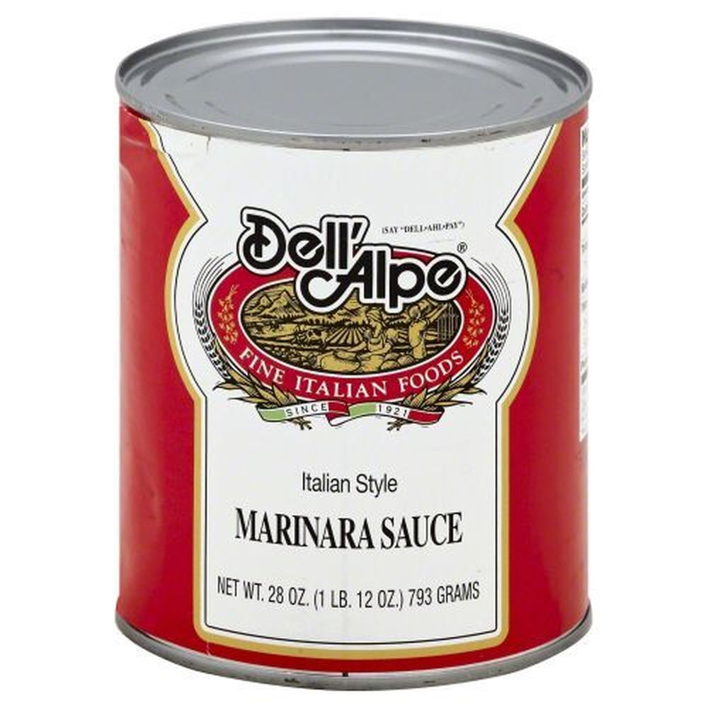 Dell Alpe Marinara Sauce, 28 Ounce -- 12 Per Case