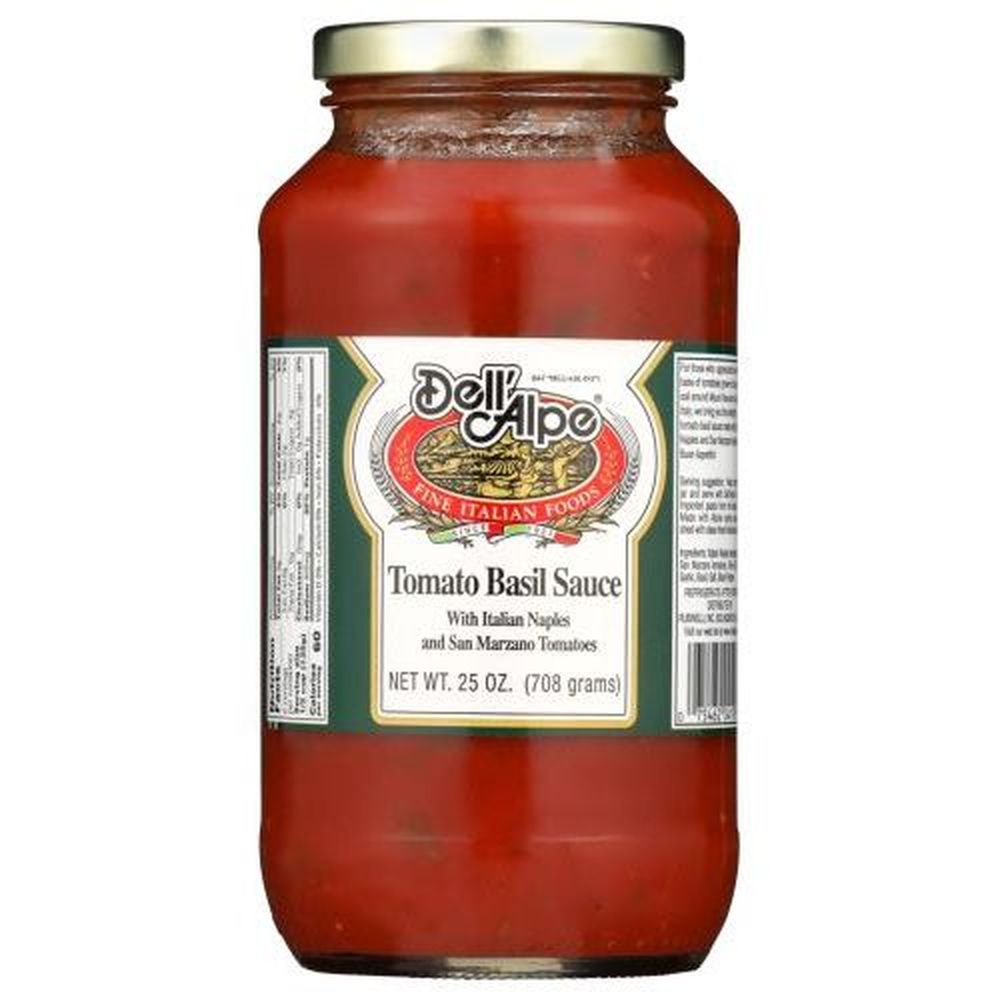 Dell'alpe Tomato Basil Sauce, 25 Ounce -- 6 Per Case