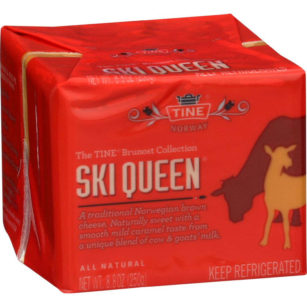 Ski Queen Classic Cow And Goat Milk Cheese, 8.8 Ounce -- 12 Per Case