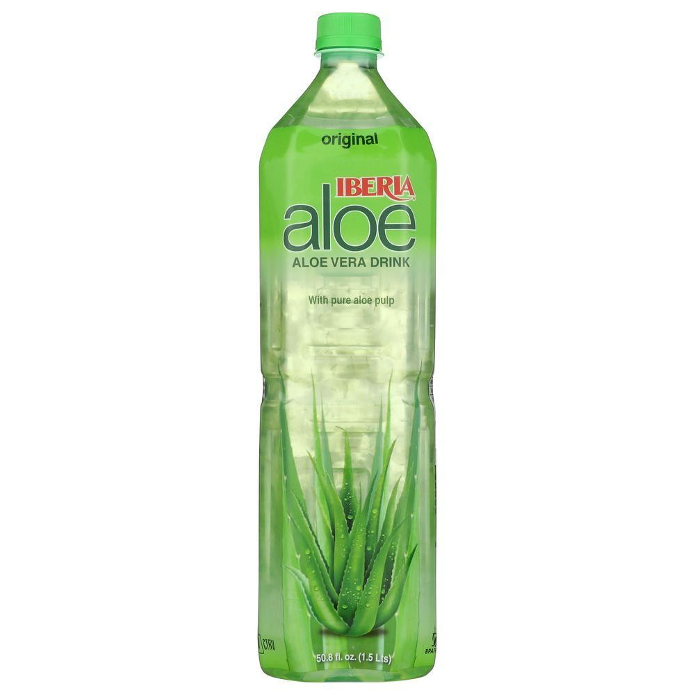 Iberia Original Aloe Vera Drink, 1.5 Liter -- 12 Per Case