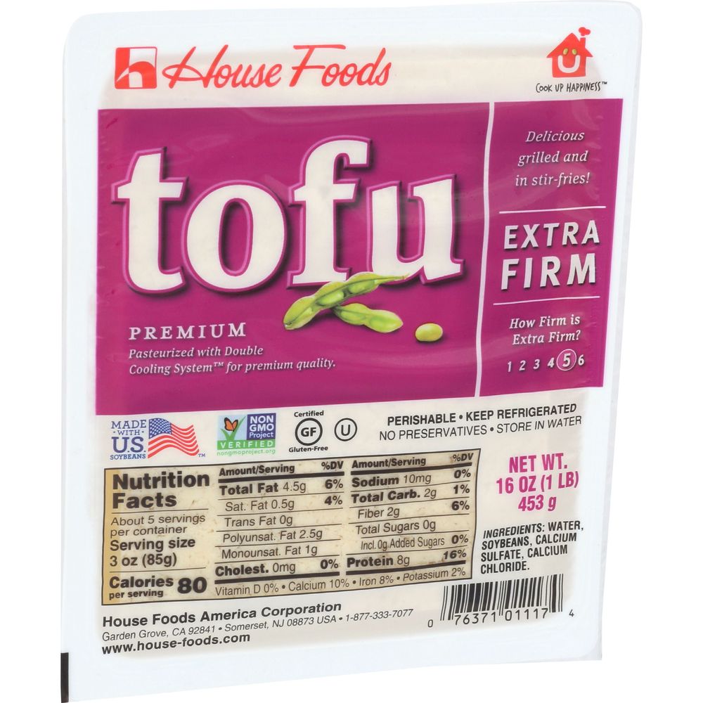 House Foods Extra Firm Tofu, 16 Ounce -- 6 Per Case