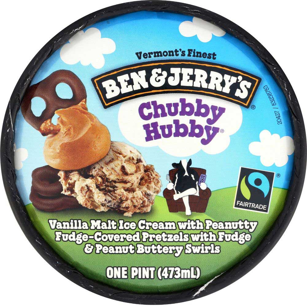 Ben and Jerrys Chubby Hubby Ice Cream Case FoodServiceDirect