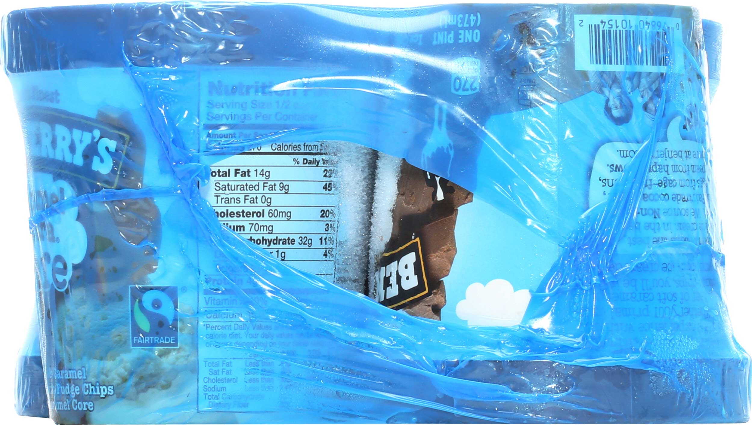 Ben and Jerrys Chocolate Caramel Ice Cream Case