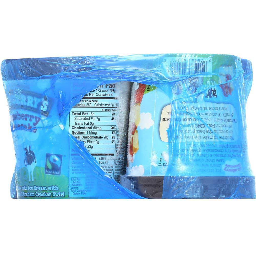 鉛筆画「Sweet strawberry ice cream」　B5大サイズ Ben and Jerrys Strawberry Cheesecake Ice Cream, 1 Pint -- 8