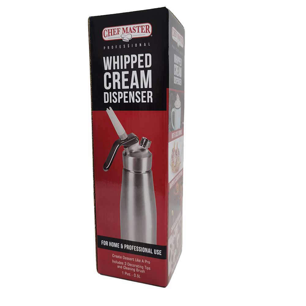 Chef-master Whipped Cream Dispenser, 1 Pint